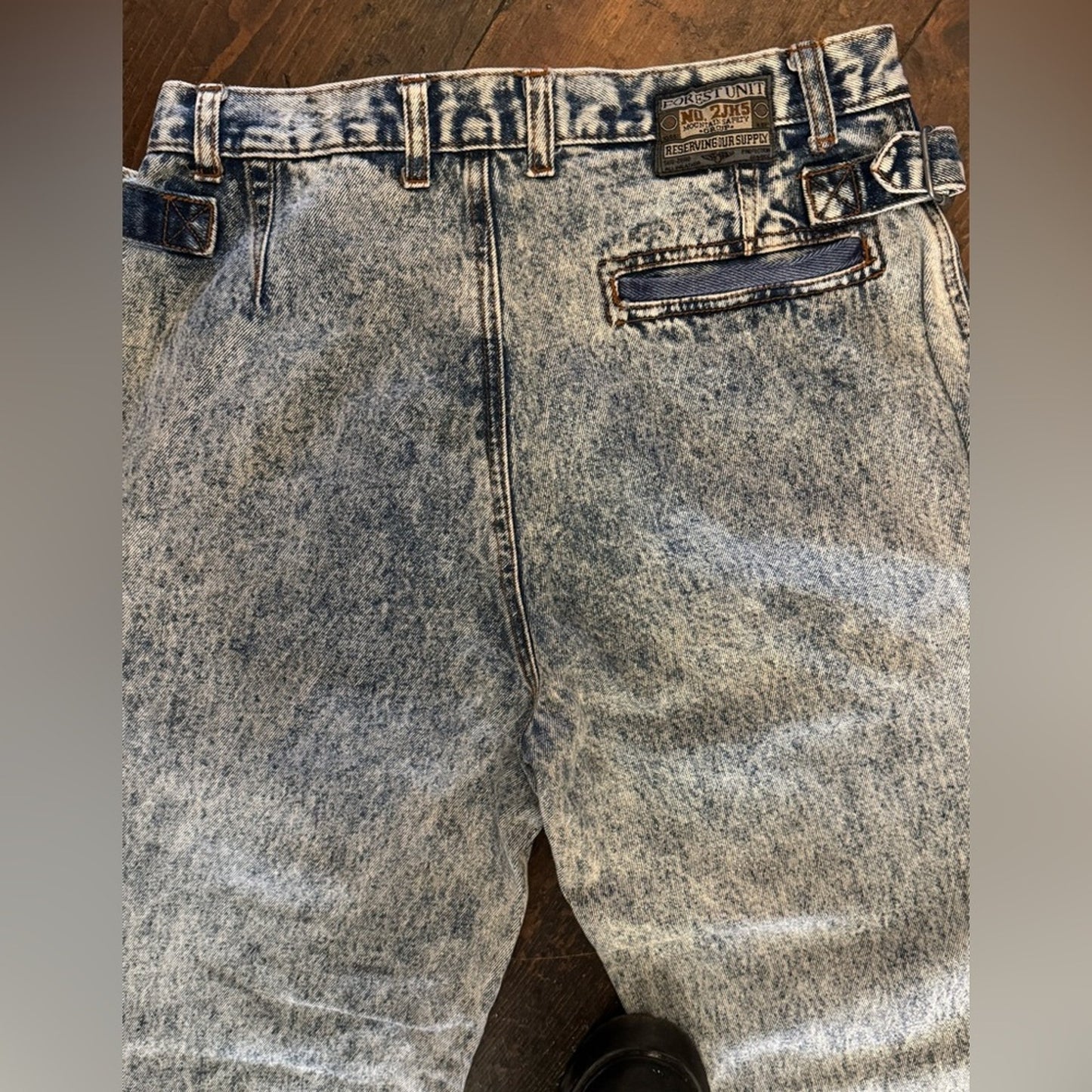 Gitano Vintage Acid Wash Environmental Patrol Jeans