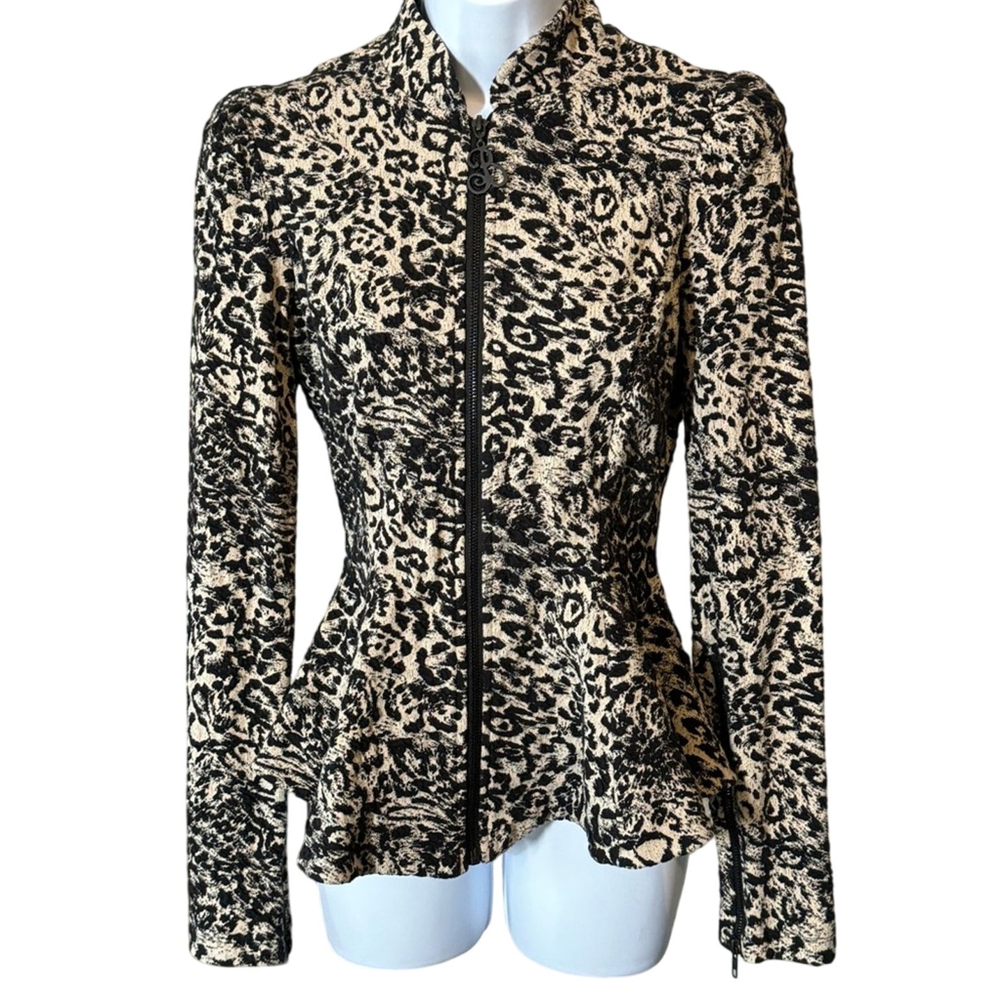 Stretchy Betsey Johnson Peplum Jacket