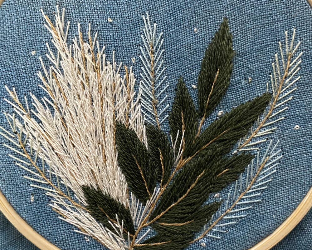 Pampas Grass and Circumstance Full Embroidery Kit
