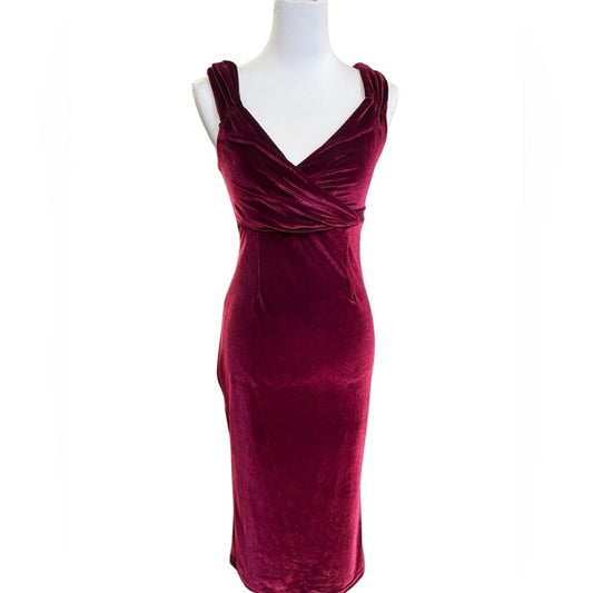 Red Velvet Dress M