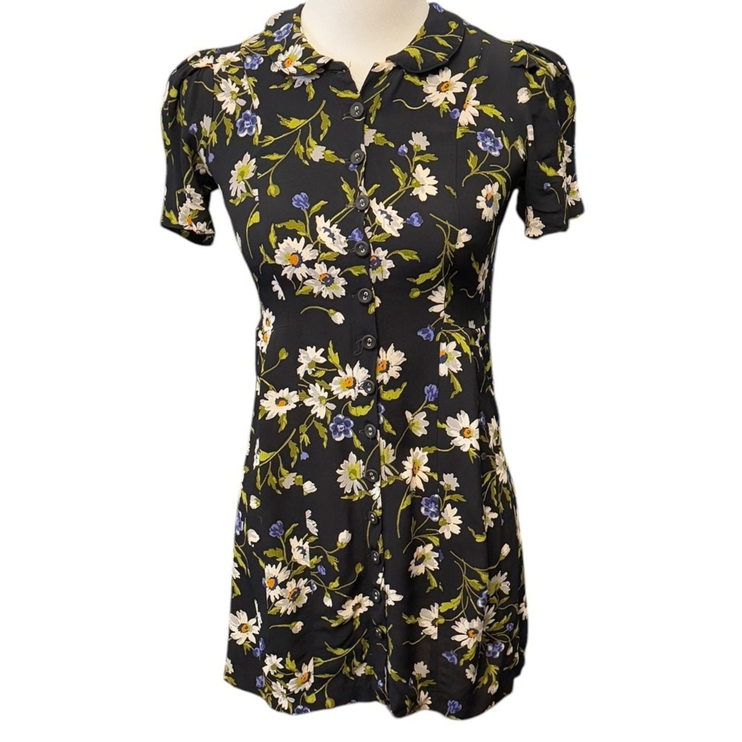 Betsey Johnson Vintage Black Label 90s Daisy dress