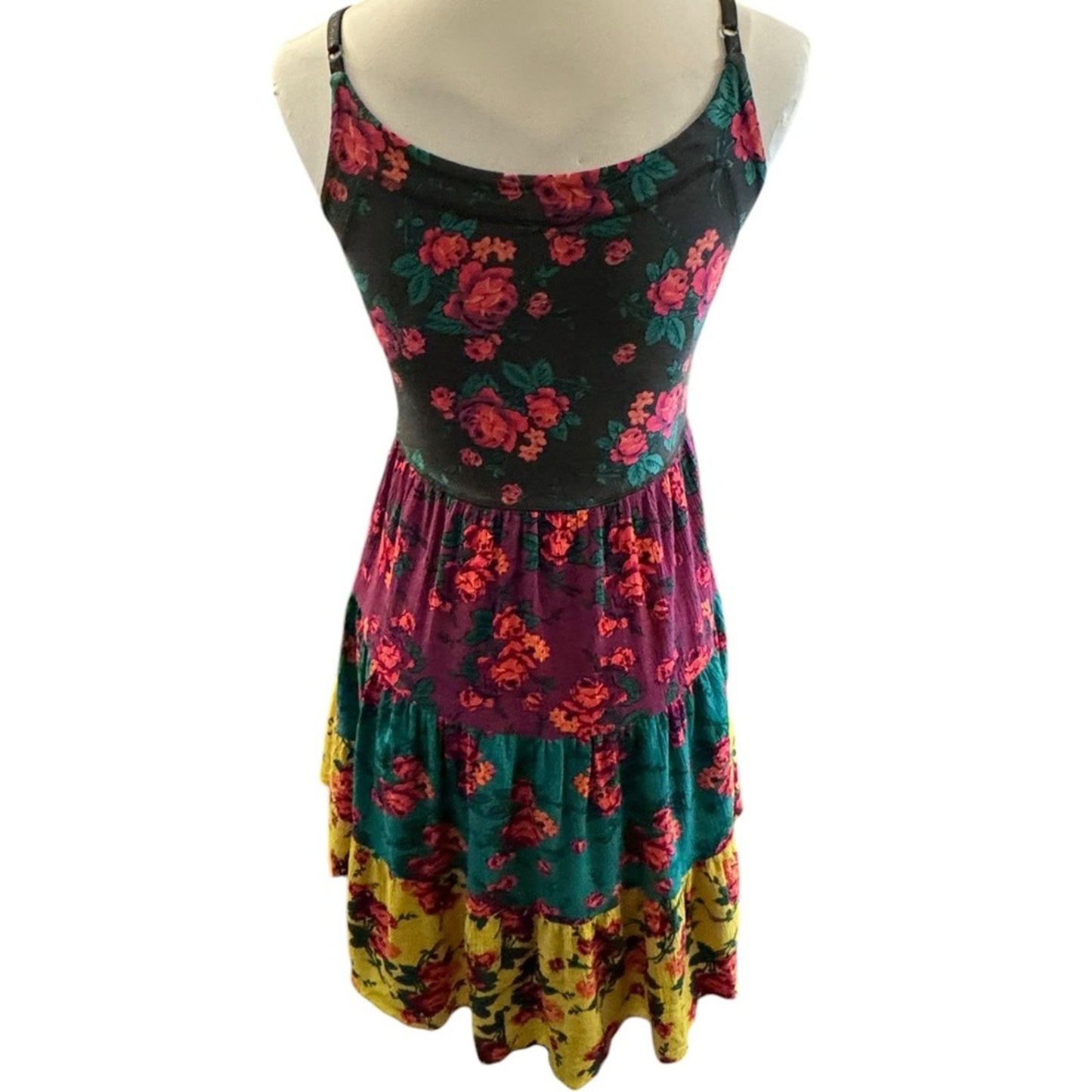 Betsey Johnson Tiered Floral Mix up dress