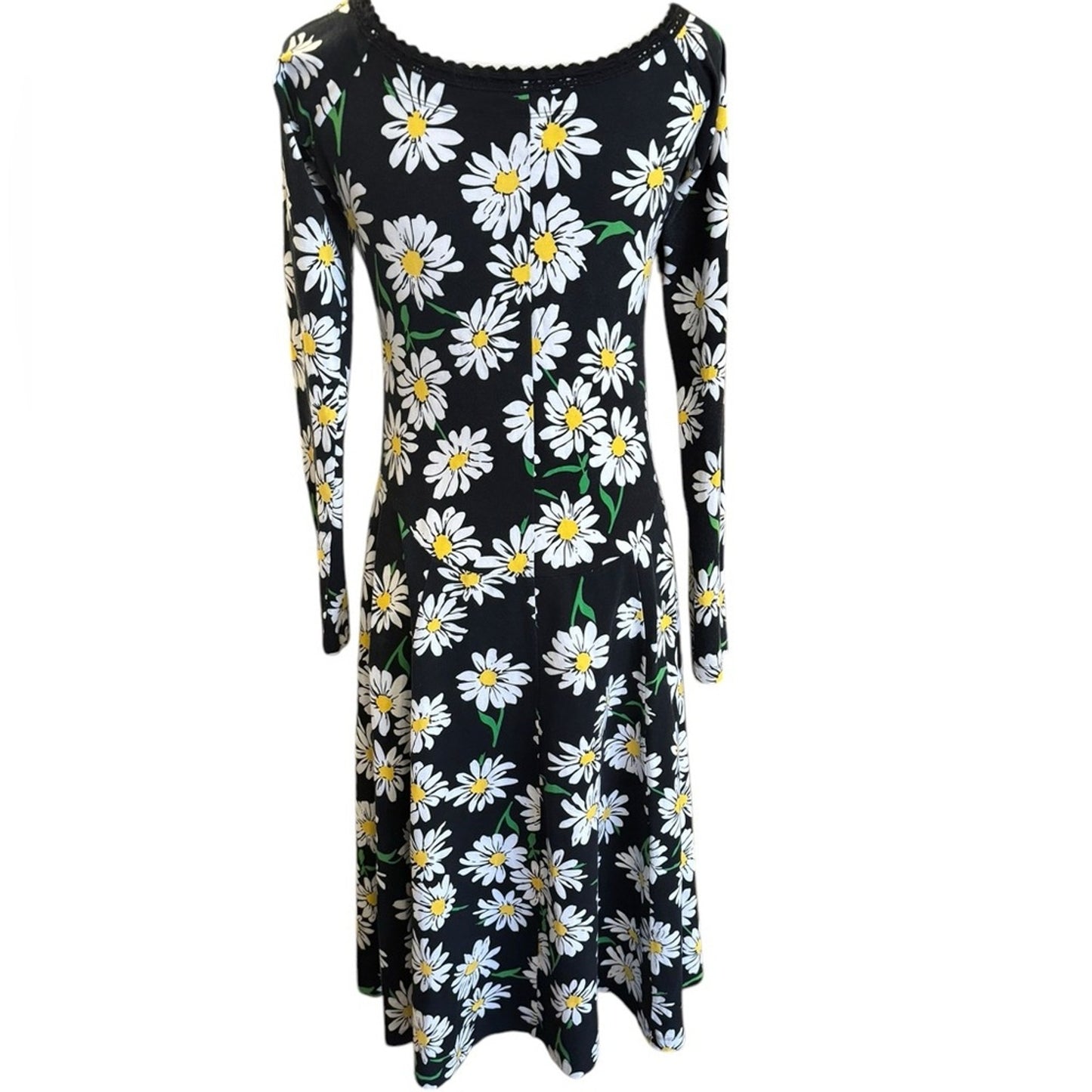 Betsey Johnson Punk Label Archive Daisy Maxi Dress Rare