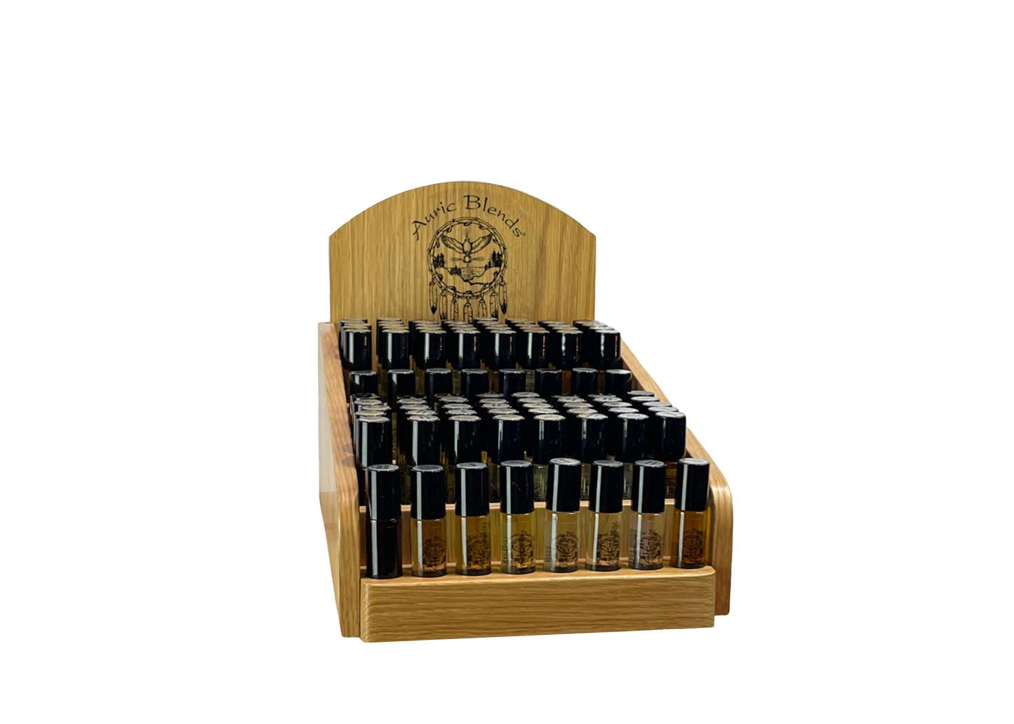 Natural Wood Perfume Display - 16 Fragrance: Choose your own