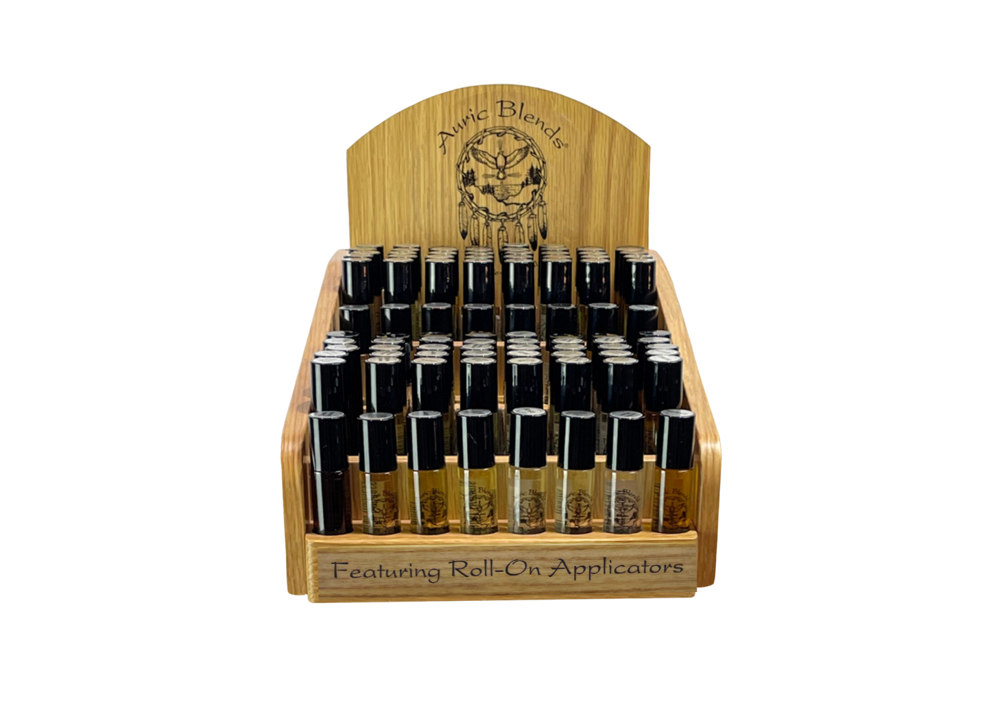 Natural Wood Perfume Display - 16 Fragrance: Choose your own