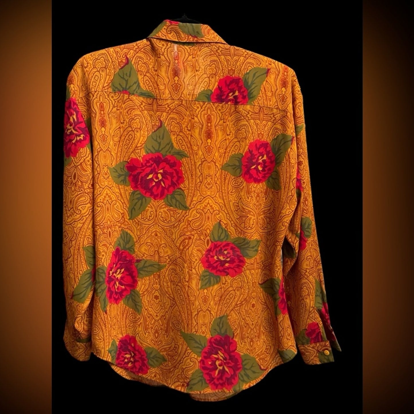 Stunning Vintage Floral Blouse