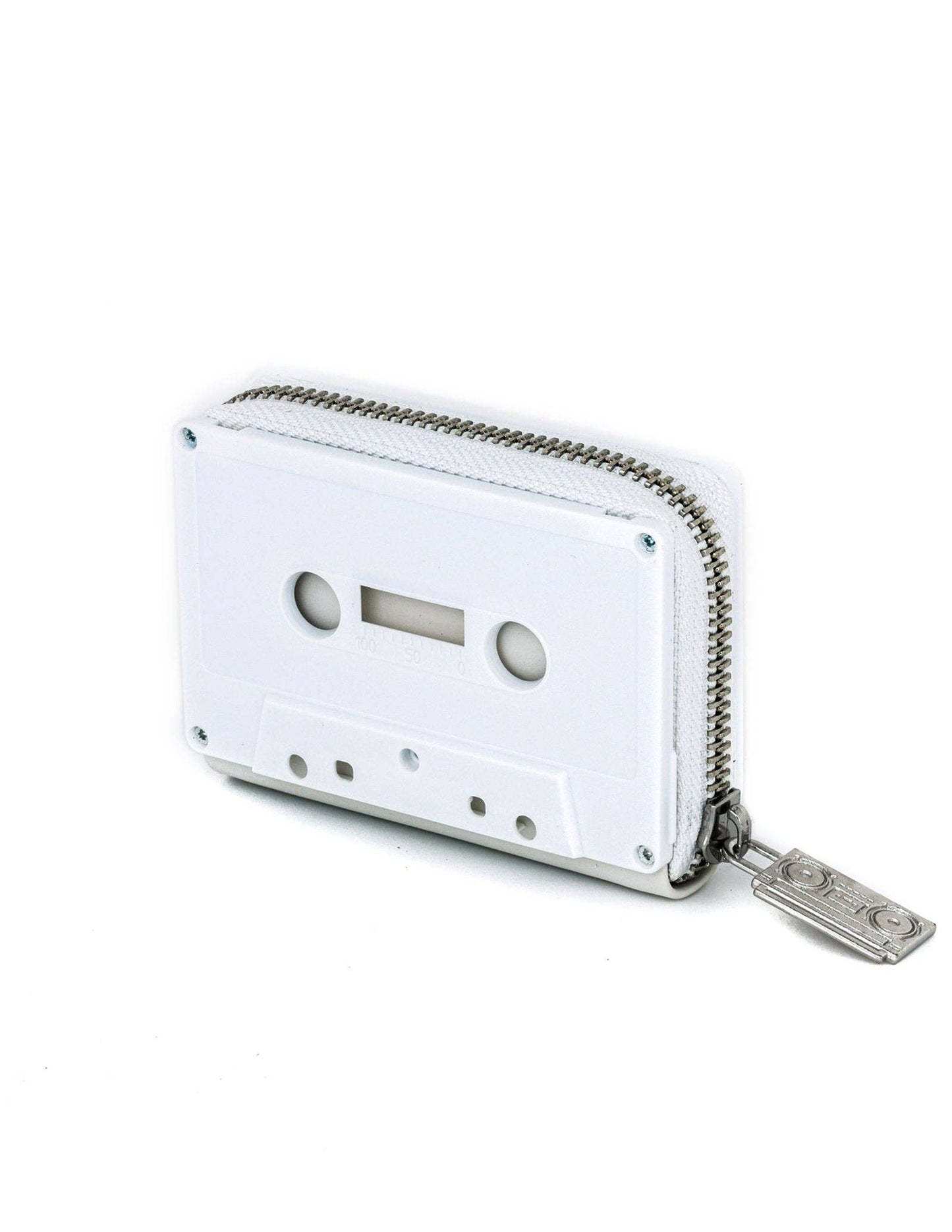 70257: Cassette Tape Wallet-BLANK-White