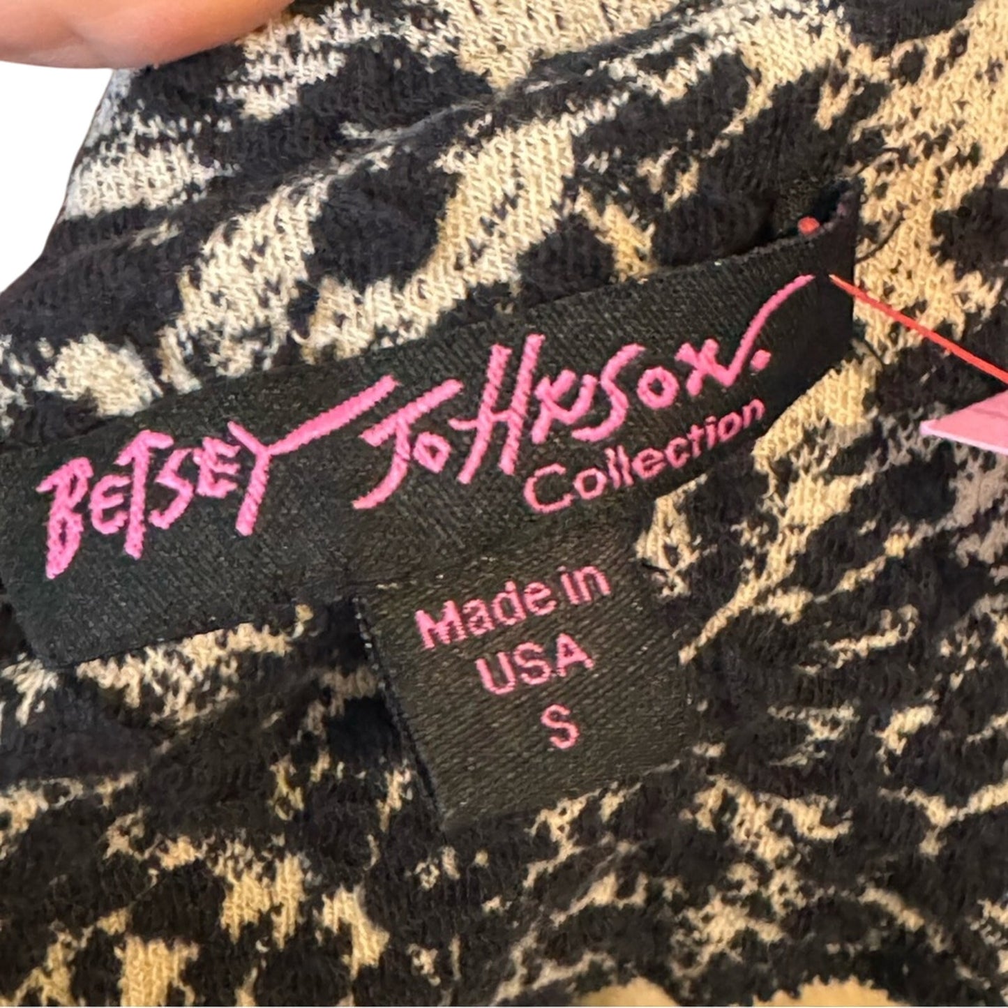 Stretchy Betsey Johnson Peplum Jacket