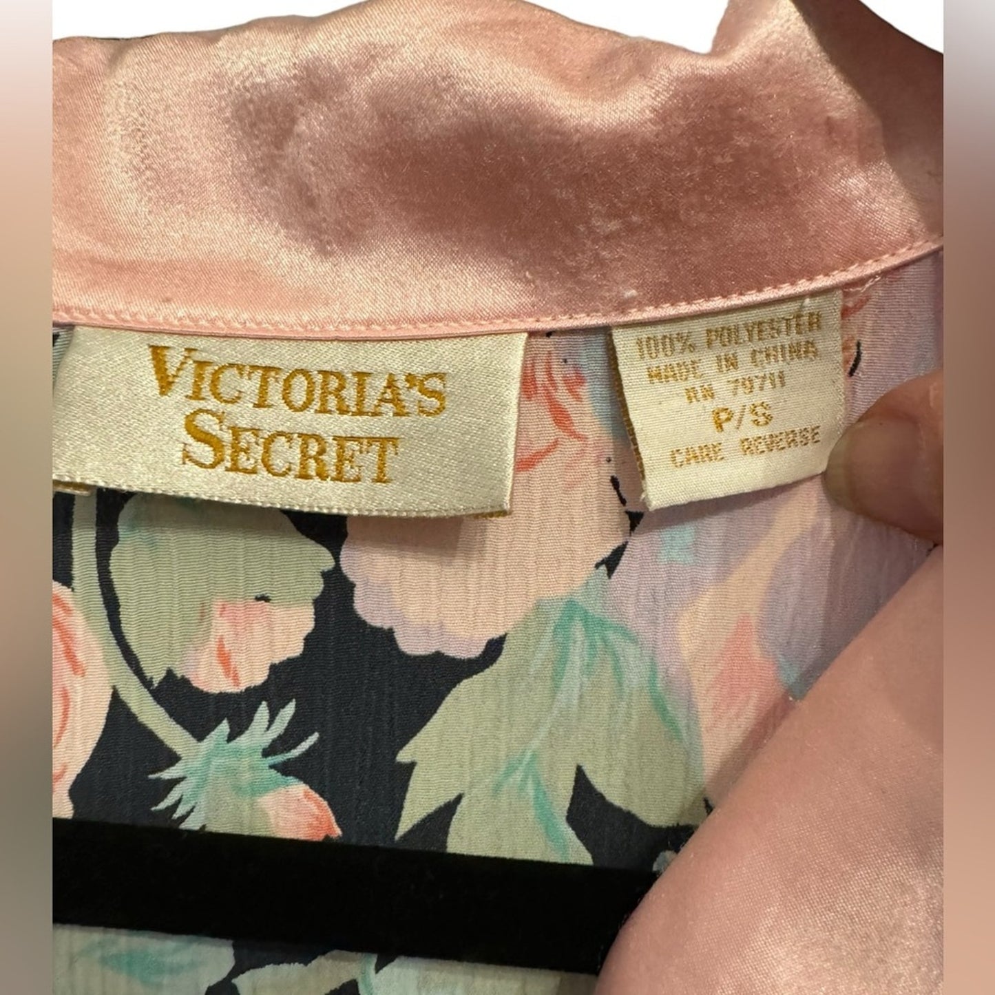 Victorias Secret Gold Label Floral Top