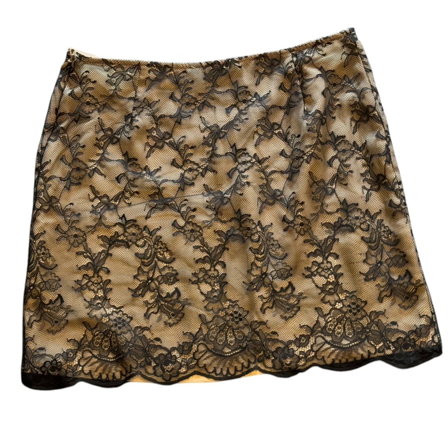 Moda International Vintage 90s Lace Mini Skirt