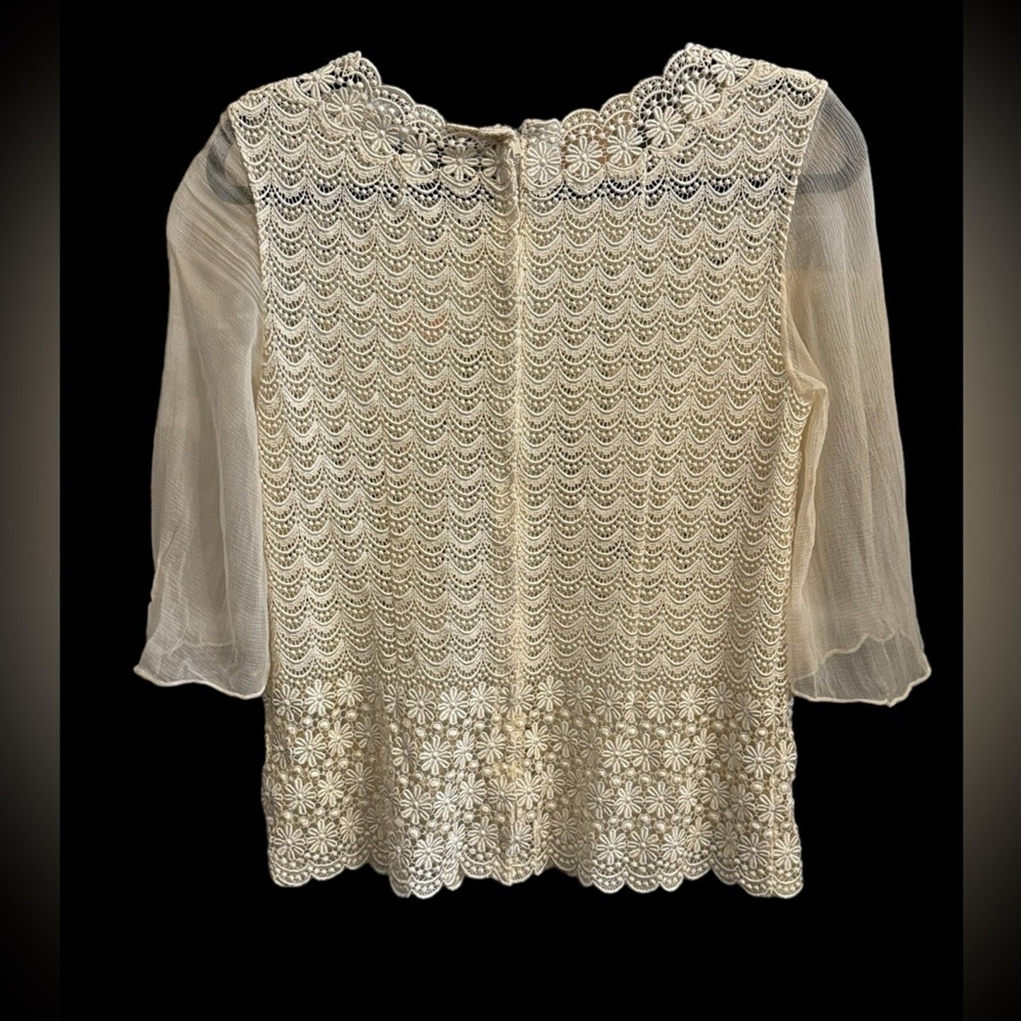 Vintage Crochet Blouse