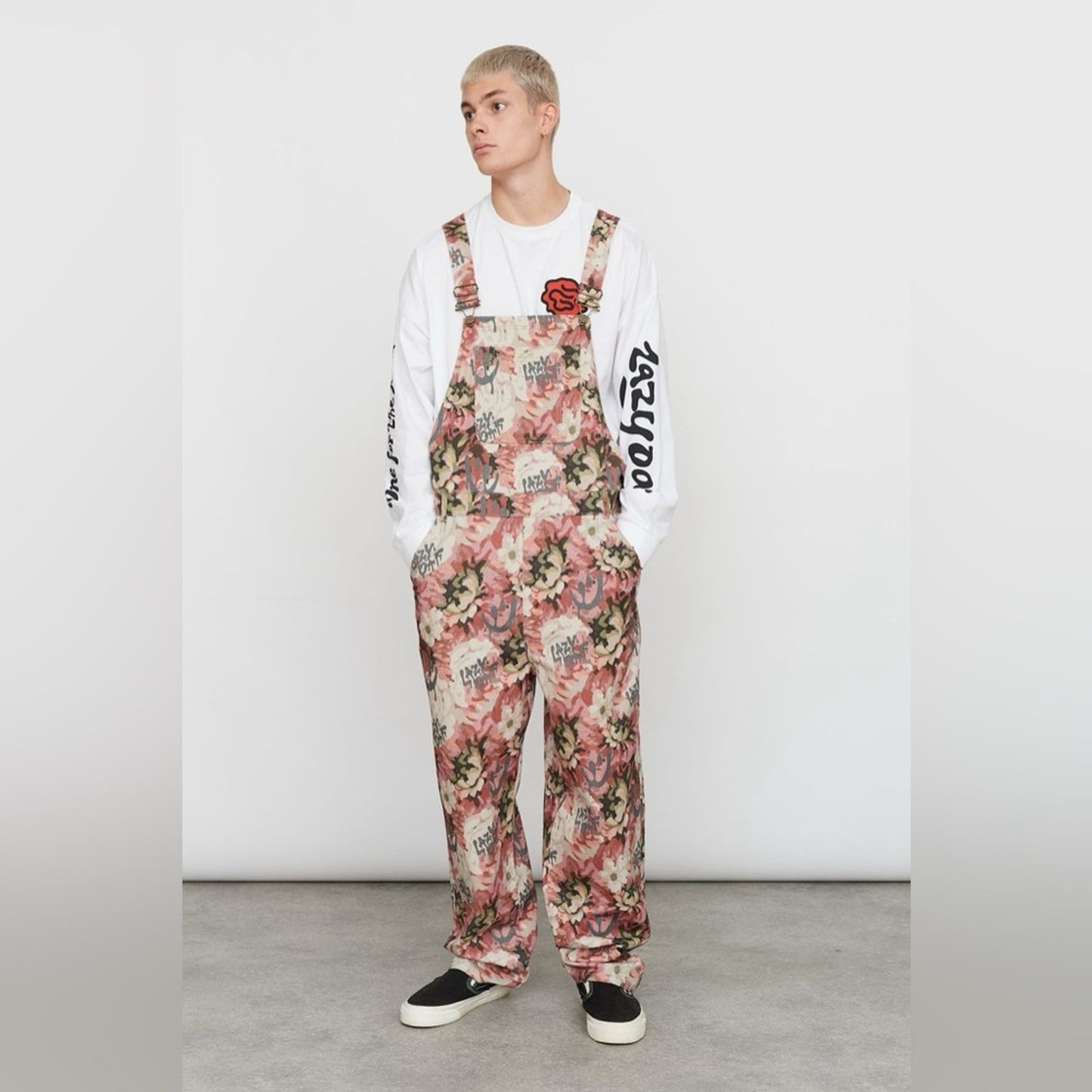 Lazy Oaf Nans Curtains Unisex Overalls Size M