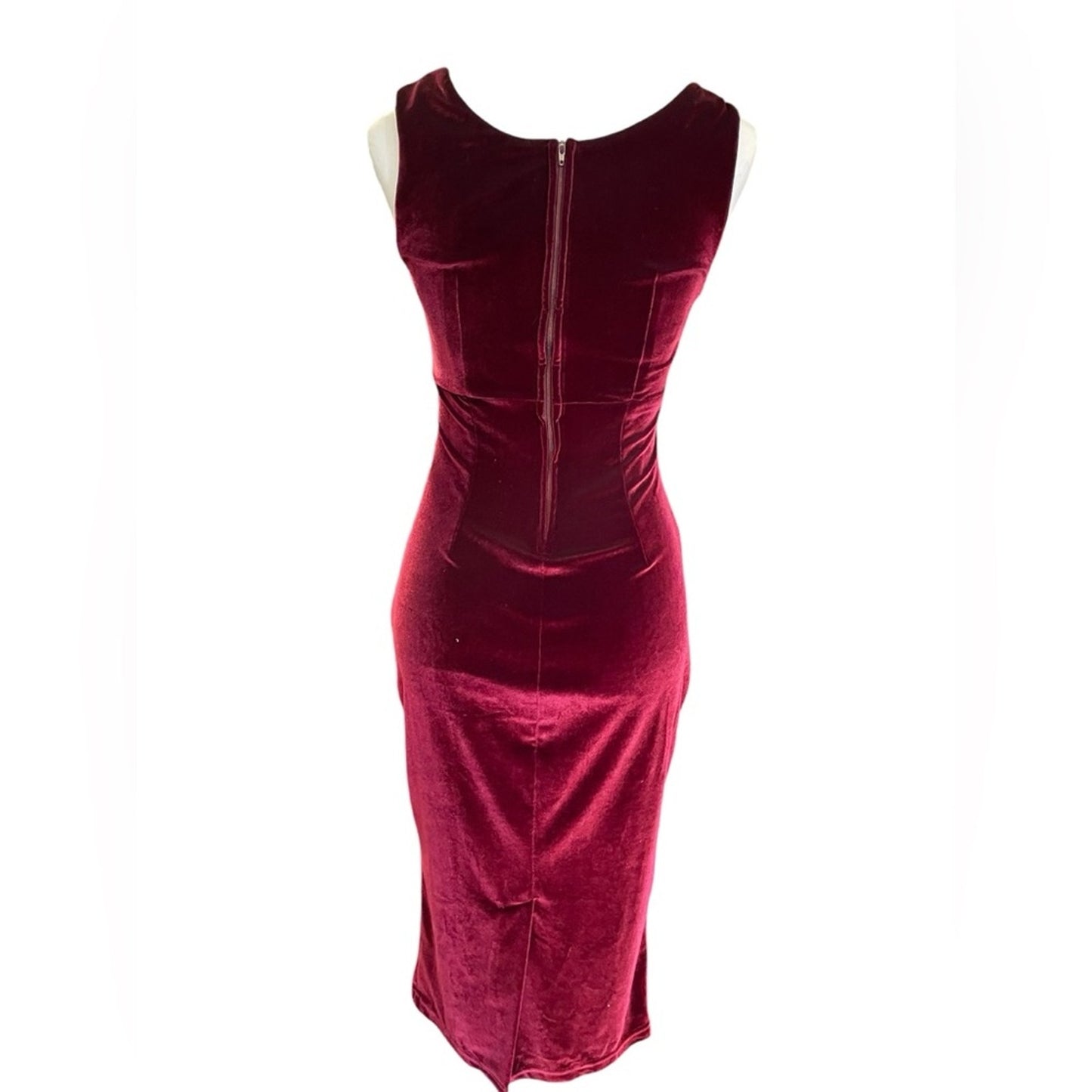 Red Velvet Dress M