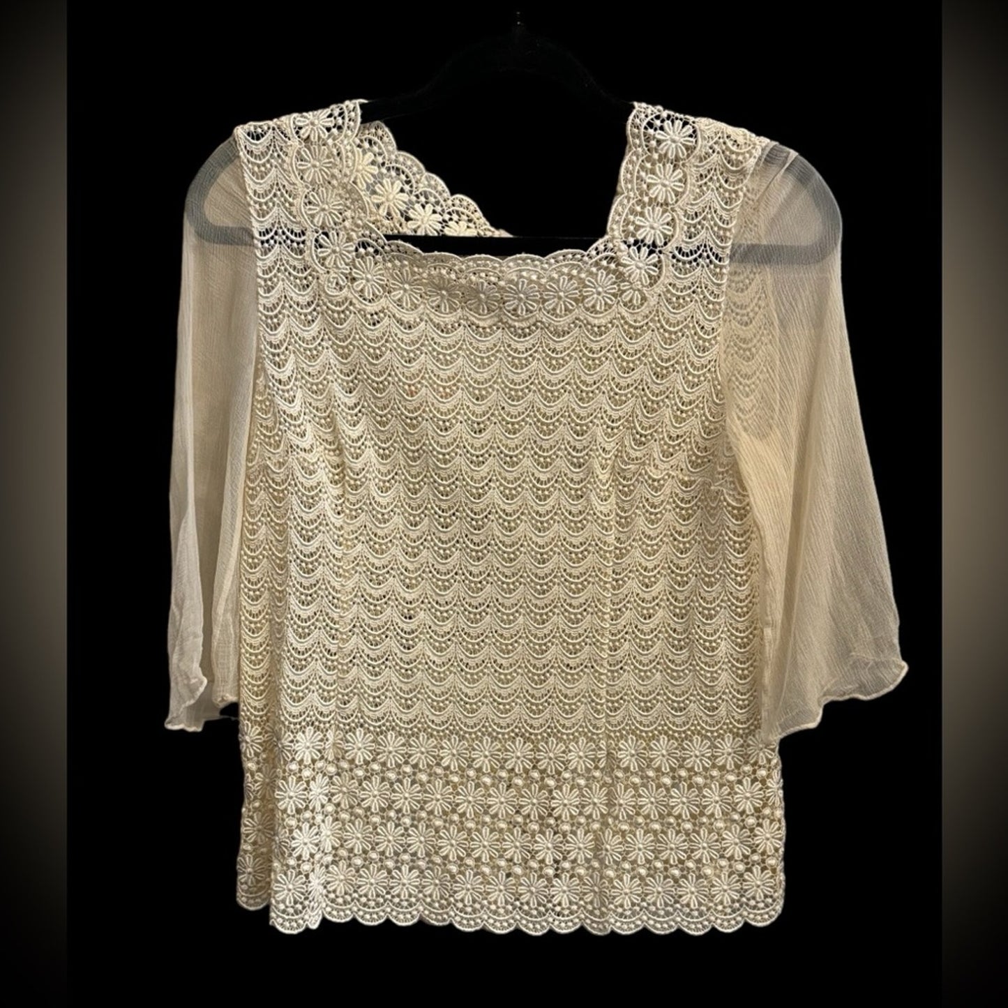 Vintage Crochet Blouse