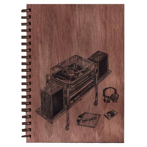 Wood Notebook - Entertainment Center