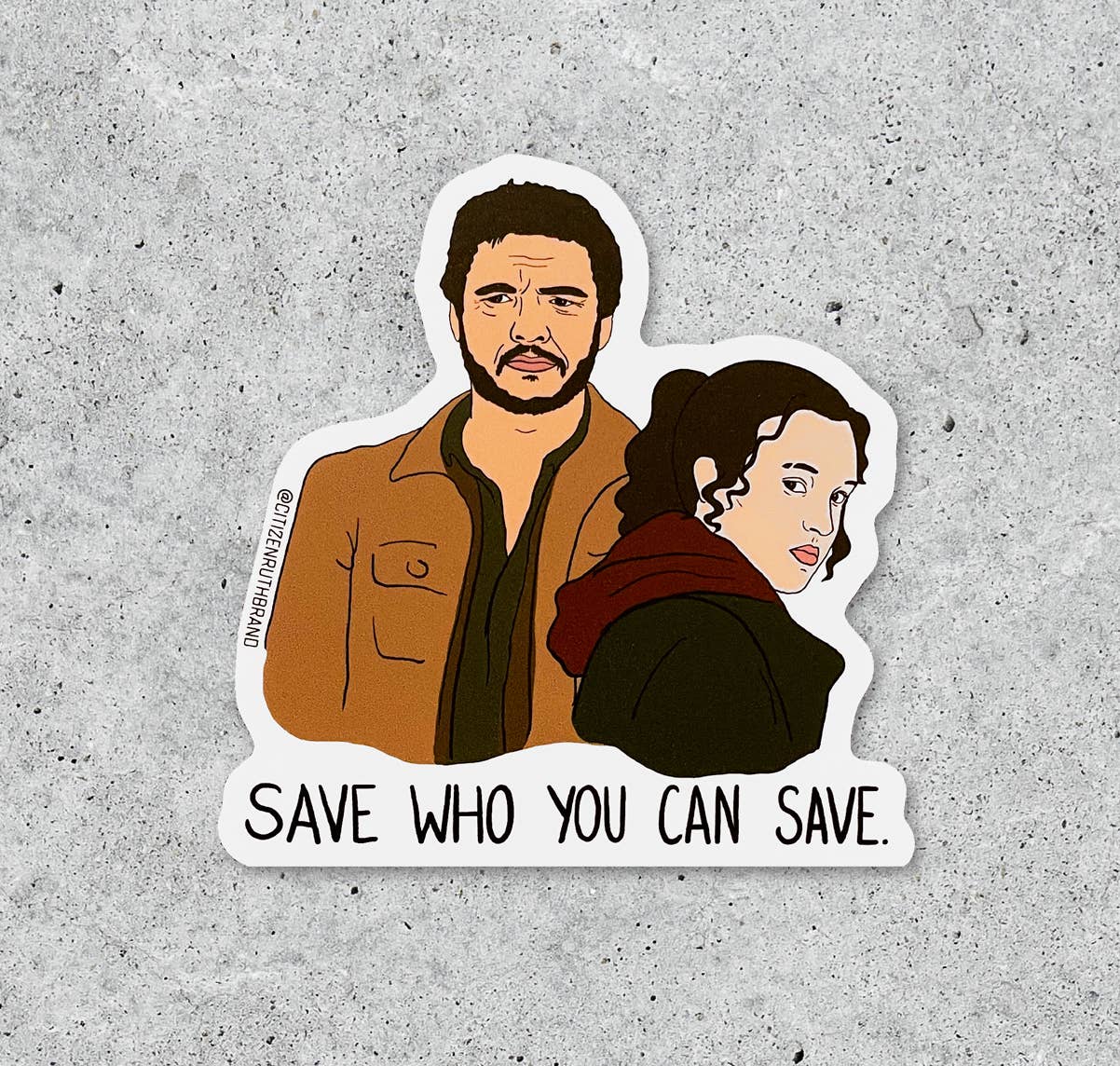 Joel & Ellie - The Last Of Us Sticker