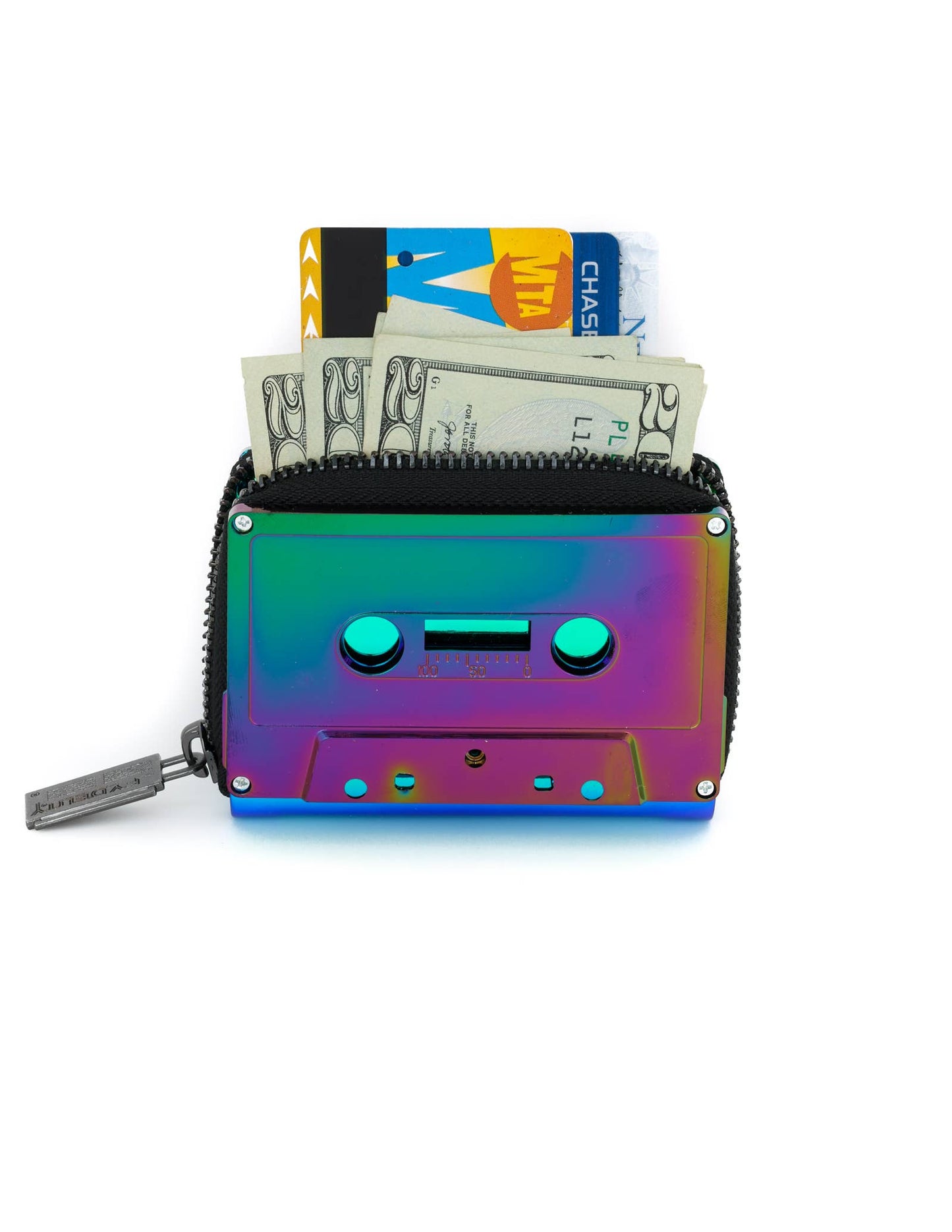 Cassette Tape Wallet-Electro Black