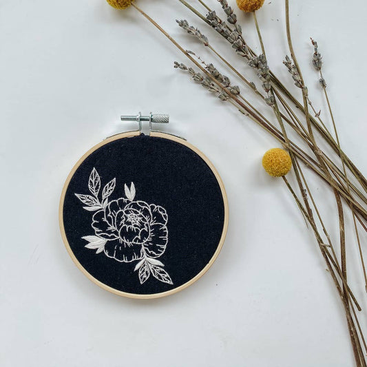 Peony Embroidery Kit