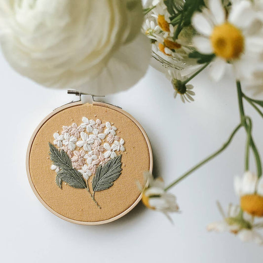 Hydrangea Embroidery Kit