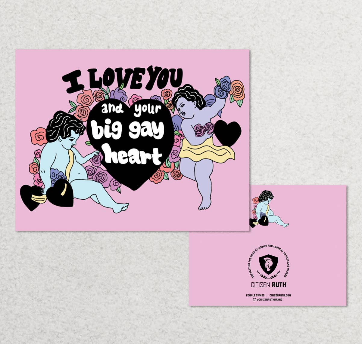 Big Gay Heart Card