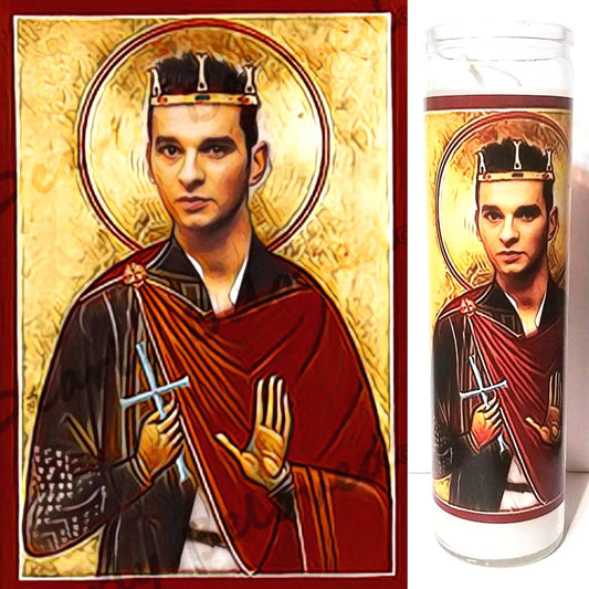 St. Dave Gahan Enjoy the Silence - 7-Day glass Jar Prayer Candle