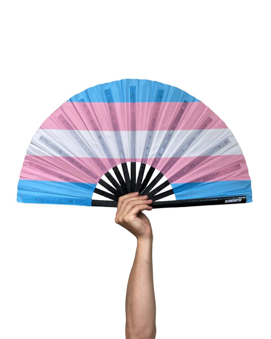 Fan Club Trans Flag Fan