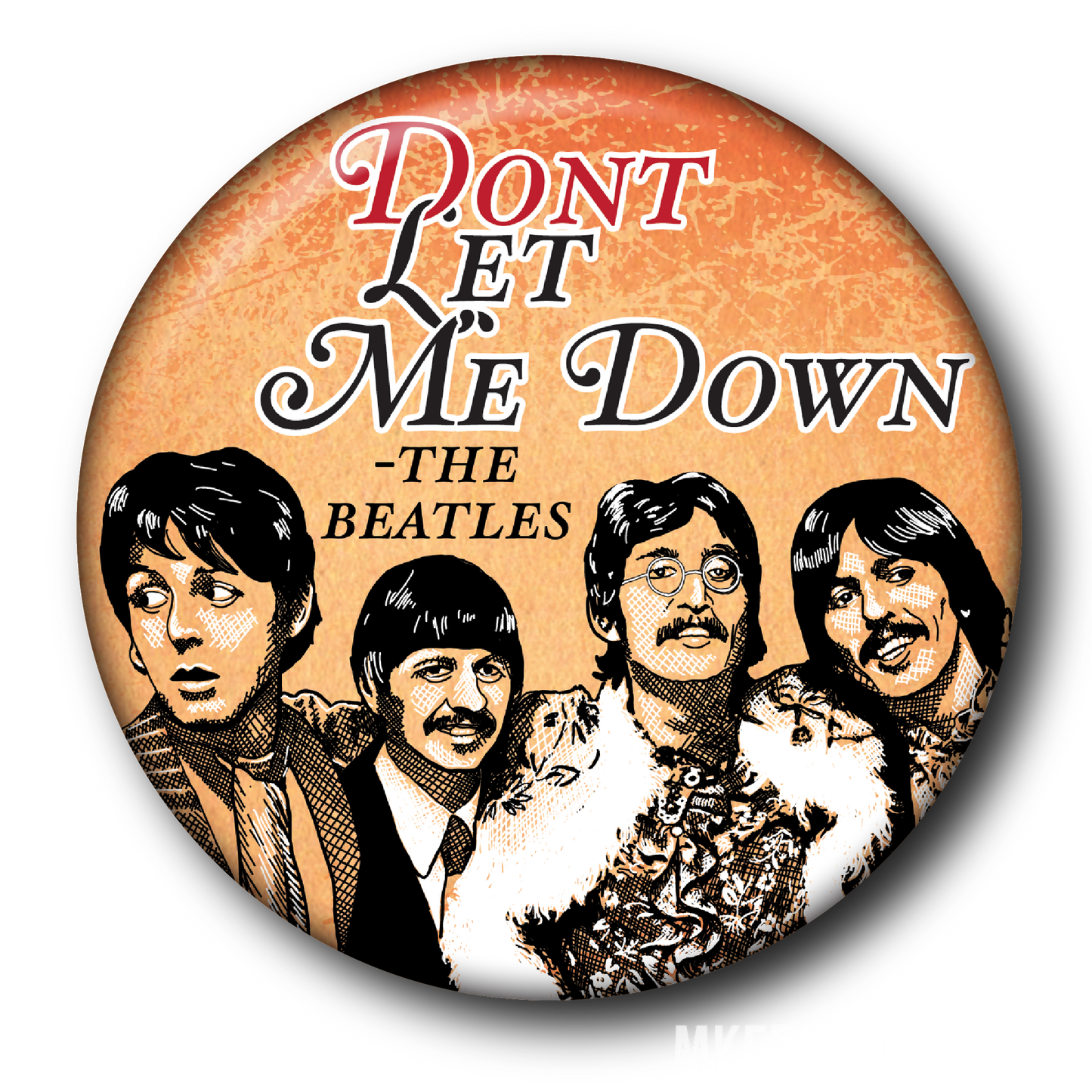 Don't Let Me Down - The Beatles (Magnet): Small Magnet