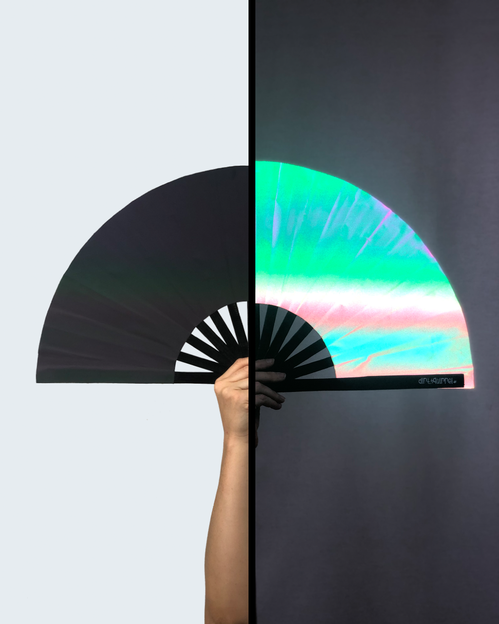 Reflective Rainbow Fan